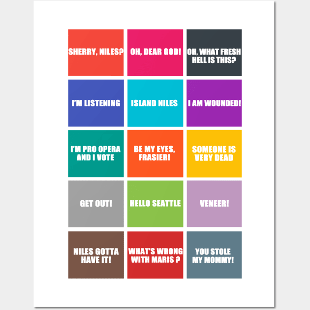 frasier best quotes Wall Art by aluap1006